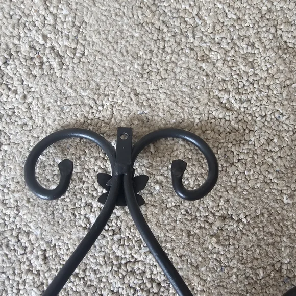 Black Wrought Iron Fish Wall Decor - Picture 2 of 3